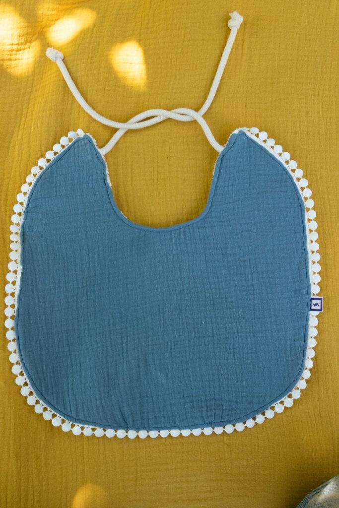 Maison Mallow - Bavoirs unis Maison Mallow – Bleu