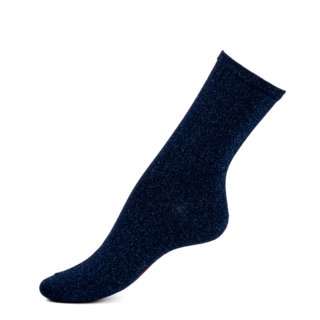 Les côtelées Armor-lux x Maison Broussaud – chaussettes femme – coton marine par la marque Maison Broussaud Maison Broussaud - Les côtelées Armor-lux x Maison Broussaud – chaussettes femme – coton marine