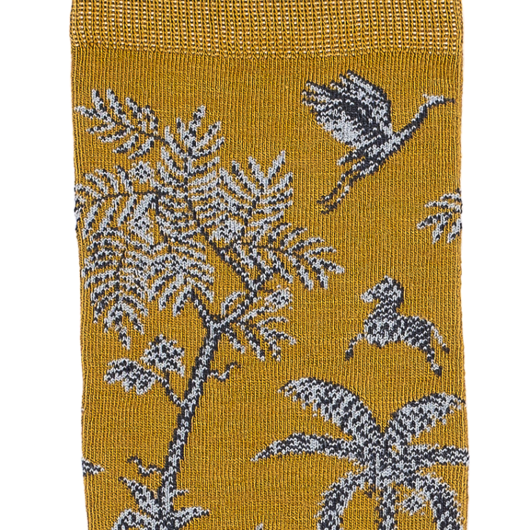 Maison Broussaud - Savane - chaussettes homme - coton olive – 43/46 / OLIVE