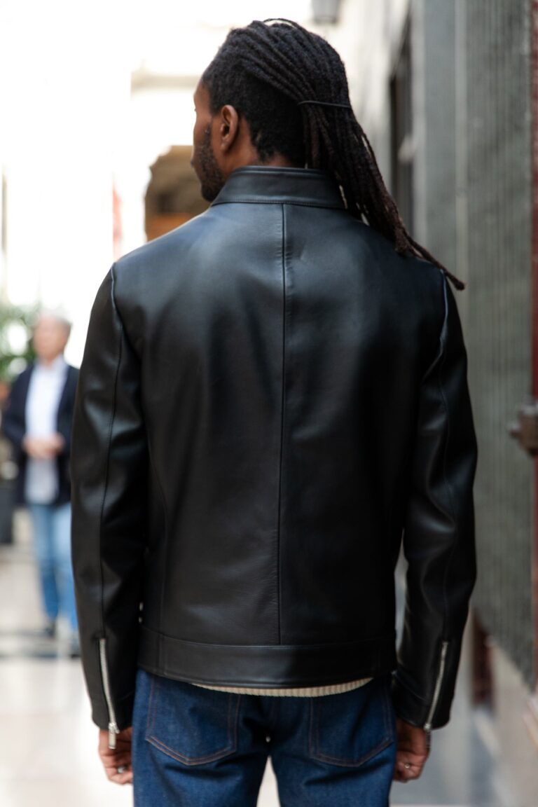 Atelier Bertrand - Blouson Col Montant – 46 / Cerf - Noir