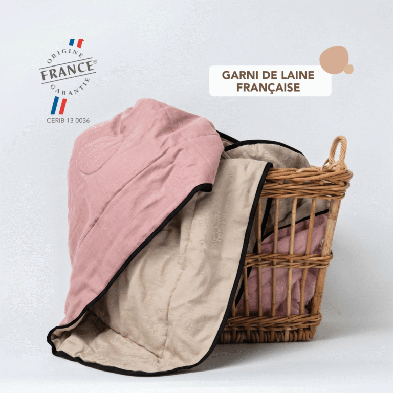 Loulenn - OUESSANT - Plaid naturel en laine française