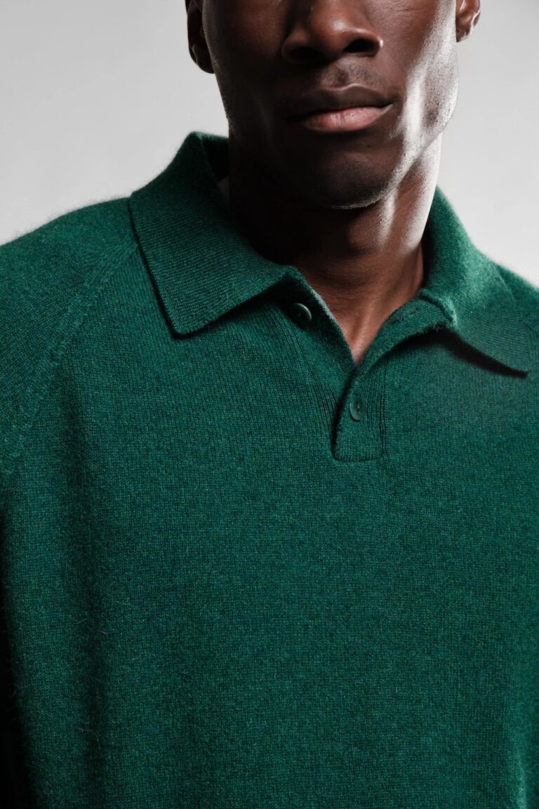 Nitto Knitwear - Polo Armen - Vert Sacramento – XXL