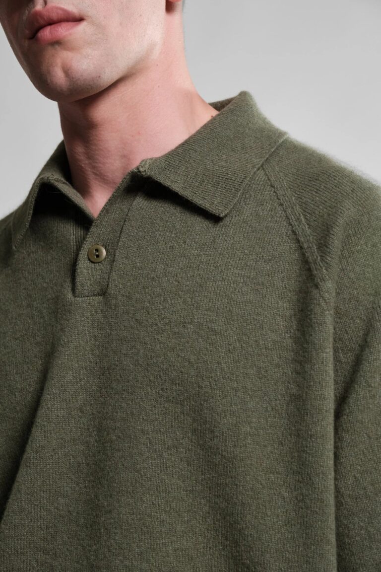 Nitto Knitwear - Polo Armen - Vert Thicket – XXL