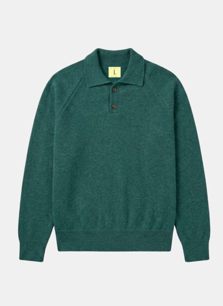 Nitto Knitwear - Polo Armen - Vert Sacramento – XXL