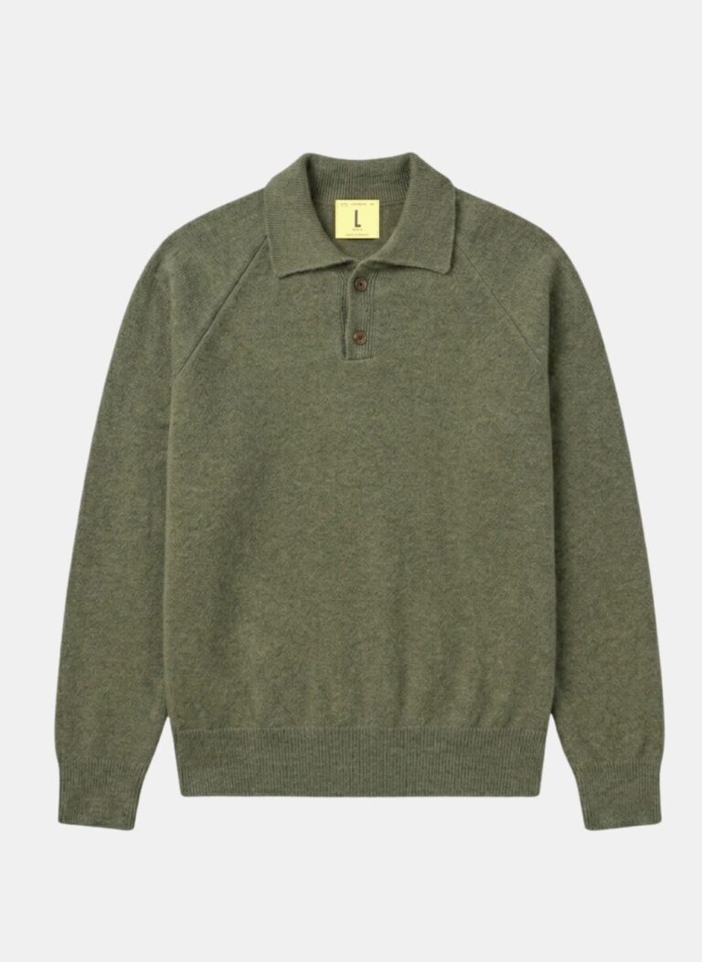 Nitto Knitwear - Polo Armen - Vert Thicket – XXL