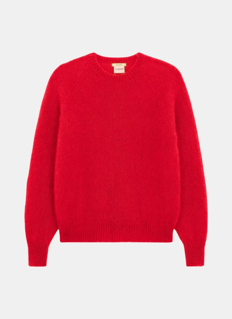Tricots Jean Marc - Pull Col Rond Anouch - Rouge – L