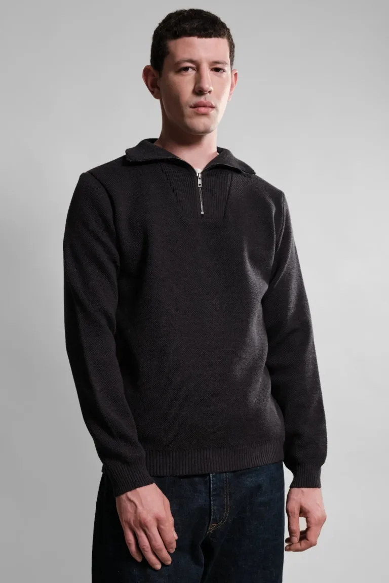 Nitto Knitwear - Pull Camionneur Youri - Anthracite – XL
