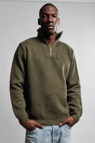 Nitto Knitwear - Pull Camionneur Youri – Kaki