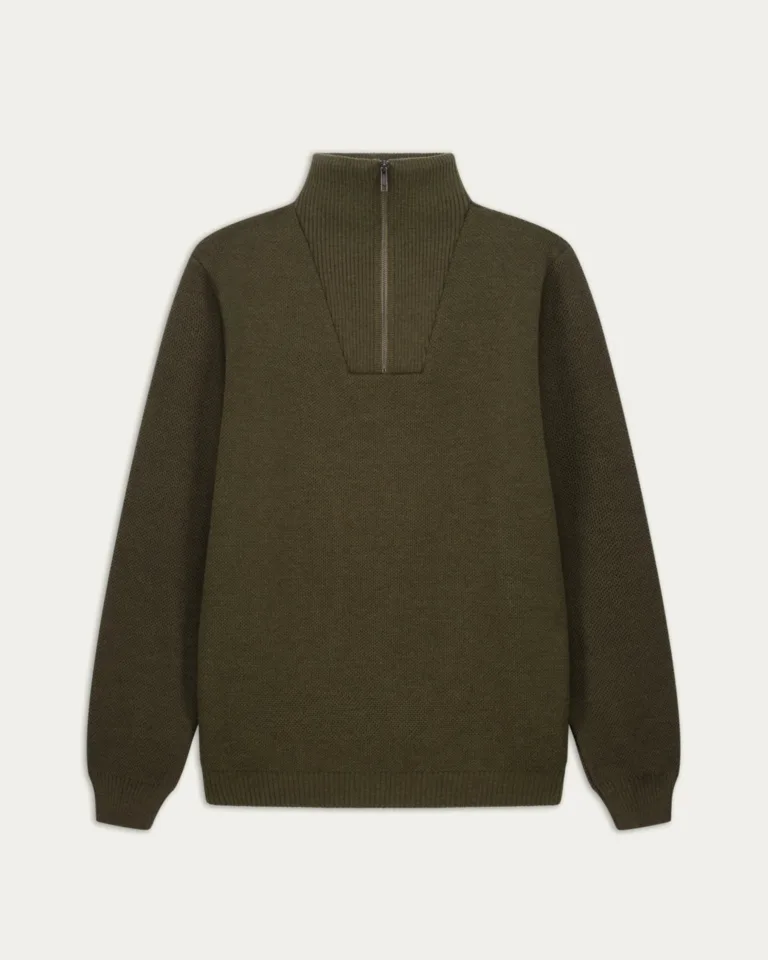 Nitto Knitwear - Pull Camionneur Youri - Kaki – XL