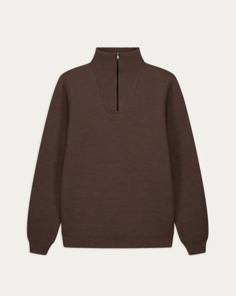 Nitto Knitwear - Pull Camionneur Youri - Marron – XXL