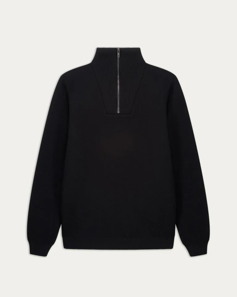 Nitto Knitwear - Pull Camionneur Youri - Noir – M