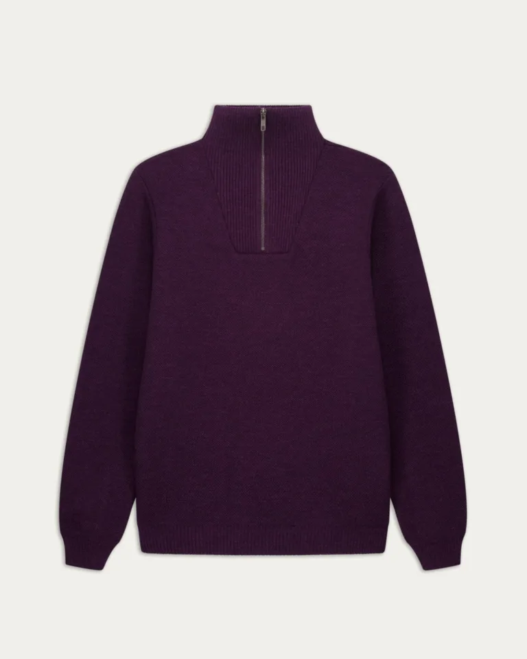 Nitto Knitwear - Pull Camionneur Youri - Prune – XXL