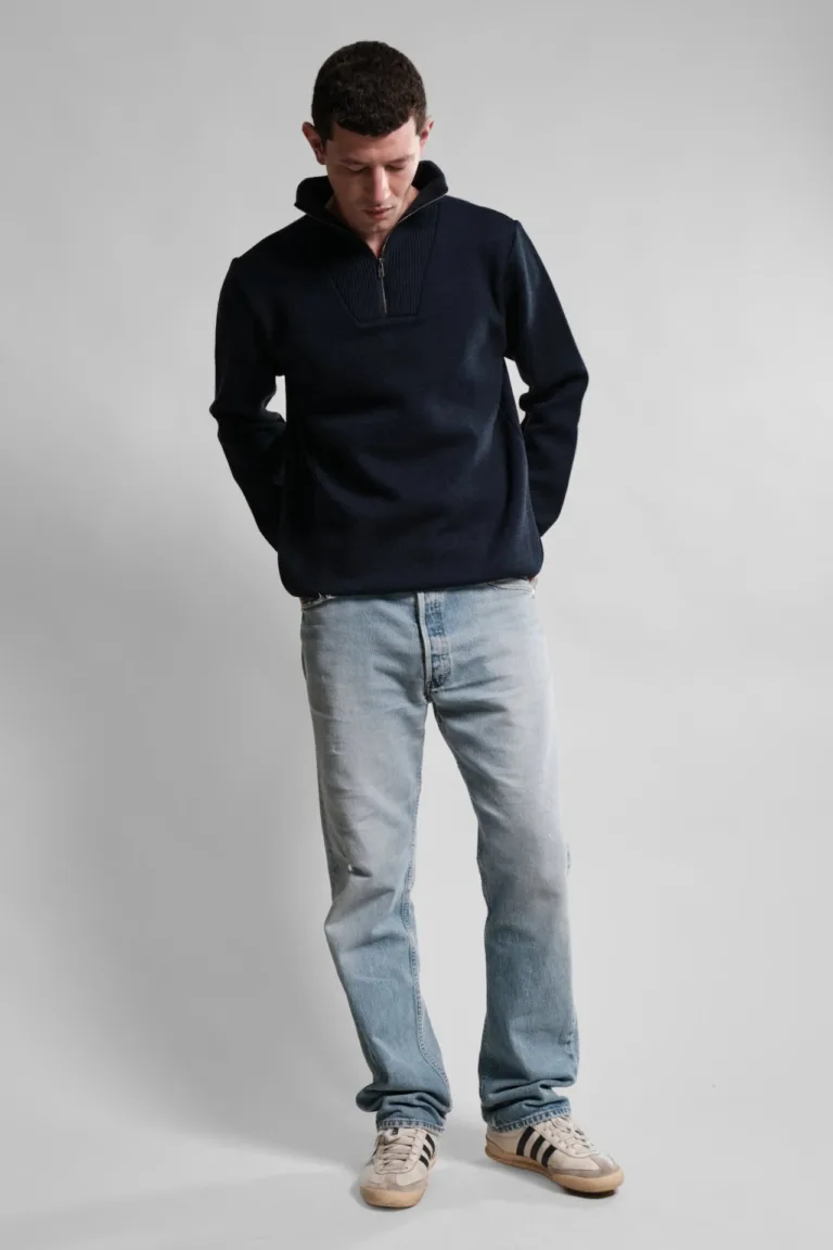 Nitto Knitwear - Pull Camionneur Youri - Marine – XXL