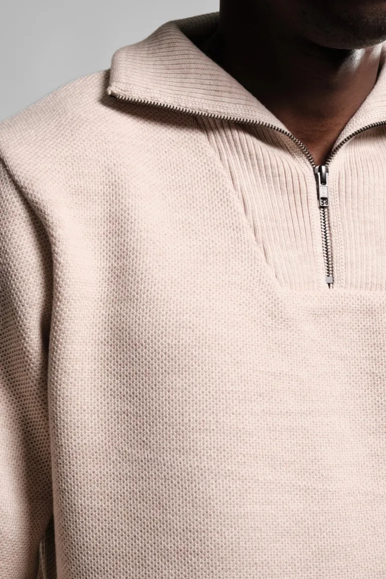 Nitto Knitwear - Pull Camionneur Youri - Naturel – XXL