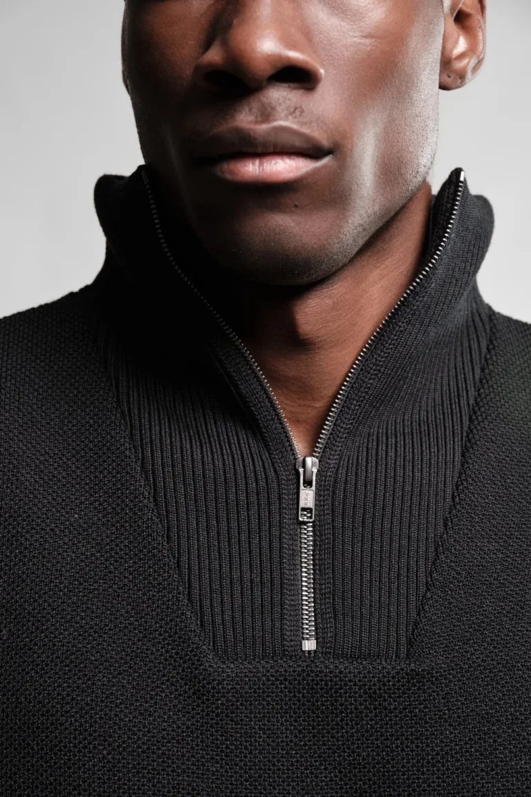 Nitto Knitwear - Pull Camionneur Youri - Noir – M