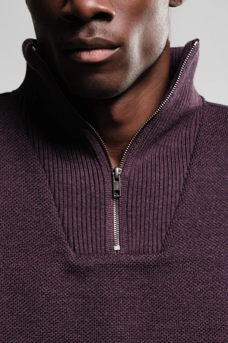 Nitto Knitwear - Pull Camionneur Youri - Prune – XXL