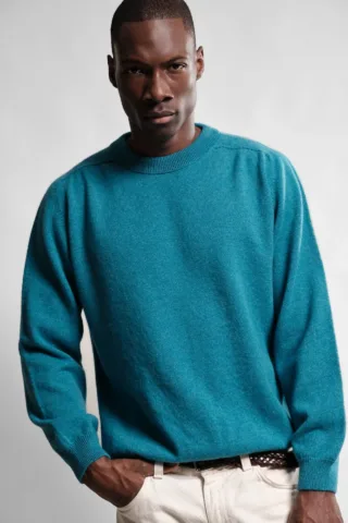 Nitto Knitwear - Pull Col Rond Armen – Bondi Blue