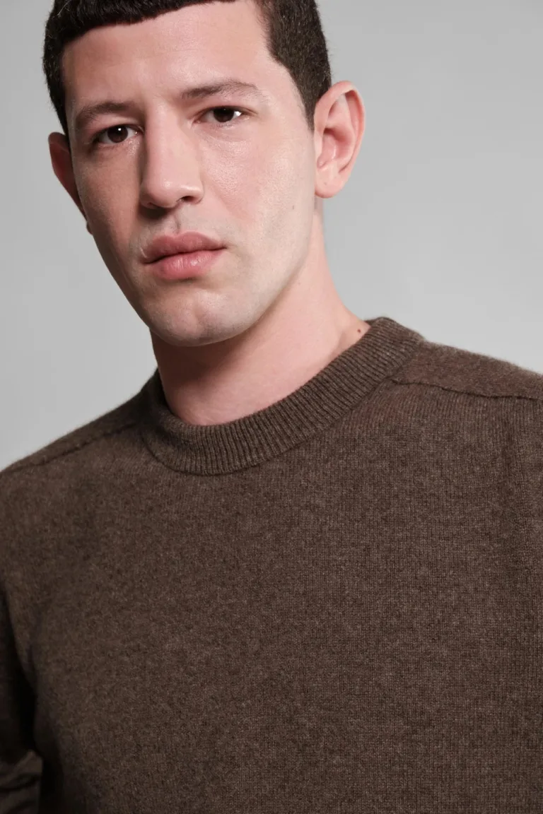 Nitto Knitwear - Pull Col Rond Armen - Mocha – XXL
