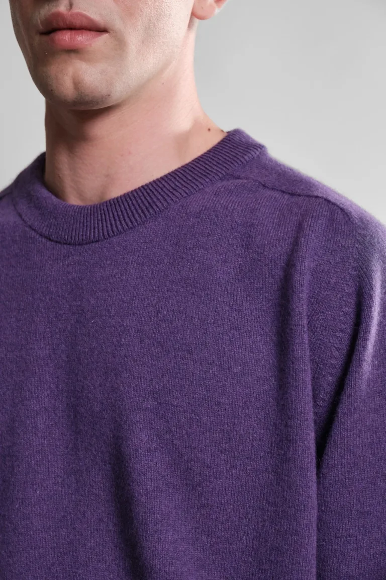 Nitto Knitwear - Pull Col Rond Armen - Prune – XXL