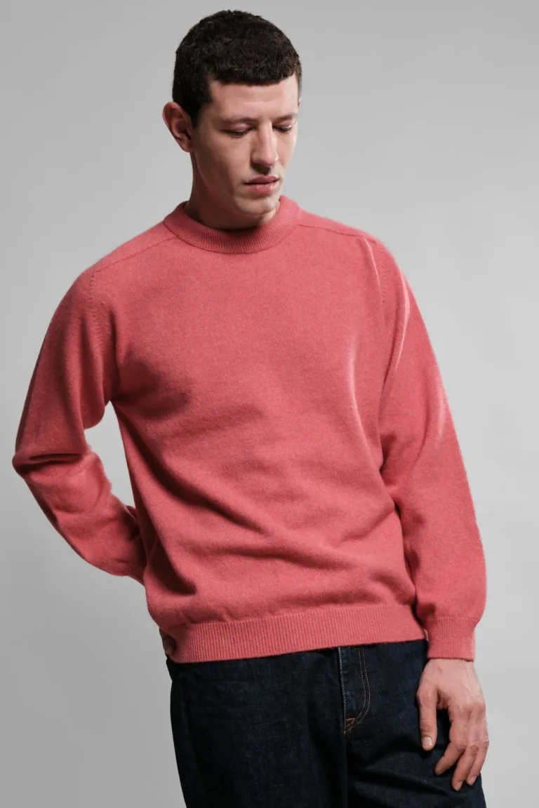 Nitto Knitwear - Pull Col Rond Armen - Rose Lipstick – XXL