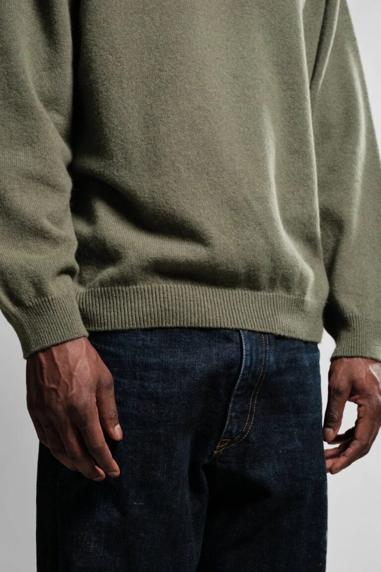 Nitto Knitwear - Pull Col Rond Armen - Vert Thicket – XXL