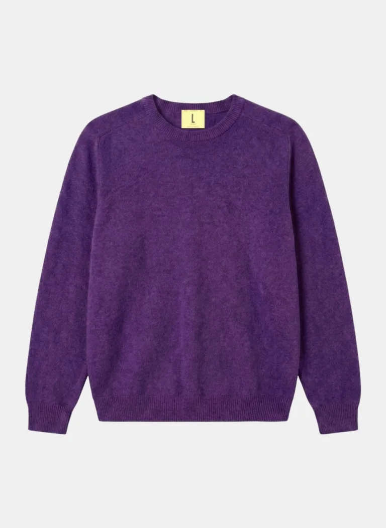 Nitto Knitwear - Pull Col Rond Armen - Prune – XXL
