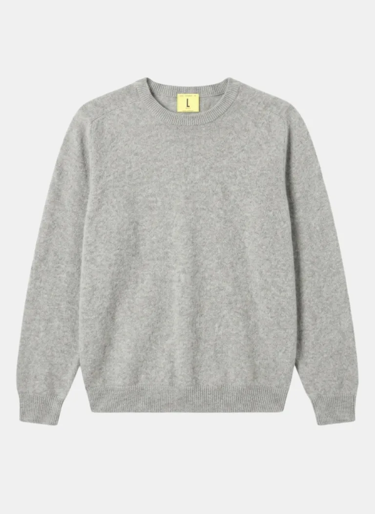 Nitto Knitwear - Pull Col Rond Armen - Silver – XXL