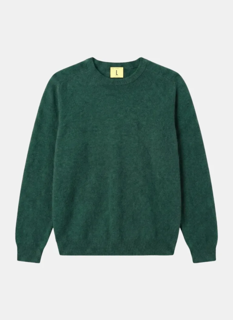 Nitto Knitwear - Pull Col Rond Armen - Vert Sacramento – XXL