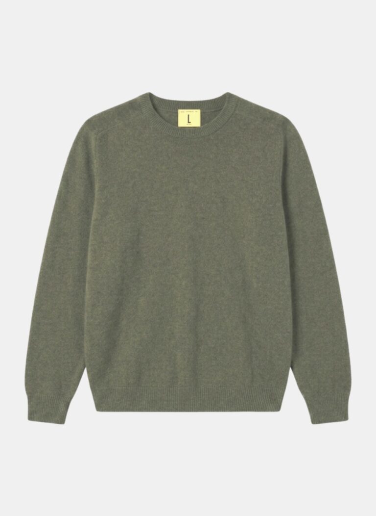 Nitto Knitwear - Pull Col Rond Armen - Vert Thicket – XXL
