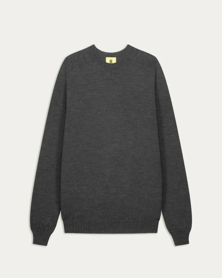 Nitto Knitwear - Pull Col Rond Aris - Anthracite – XL