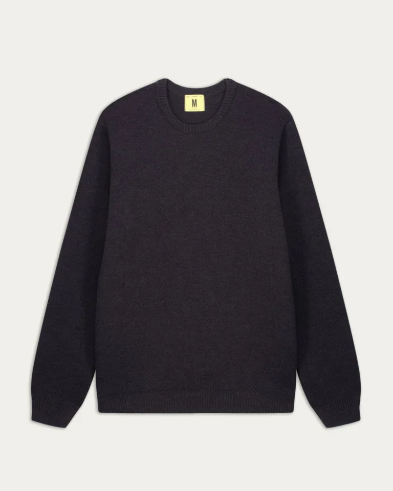 Nitto Knitwear - Pull Col Rond Youri - Anthracite – XXL