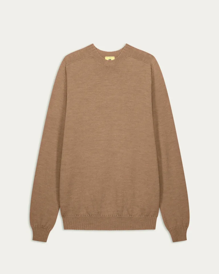 Nitto Knitwear - Pull Col Rond Aris - Camel – XXL