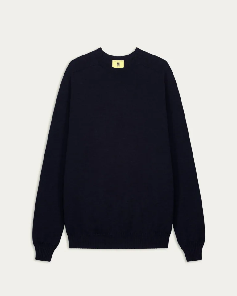 Nitto Knitwear - Pull Col Rond Aris - Marine – XXL