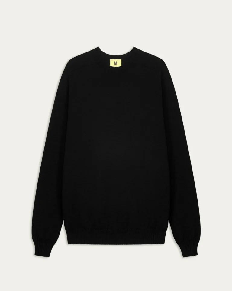 Nitto Knitwear - Pull Col Rond Aris - Noir – XXL