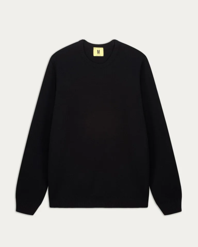 Nitto Knitwear - Pull Col Rond Youri - Noir – XXL