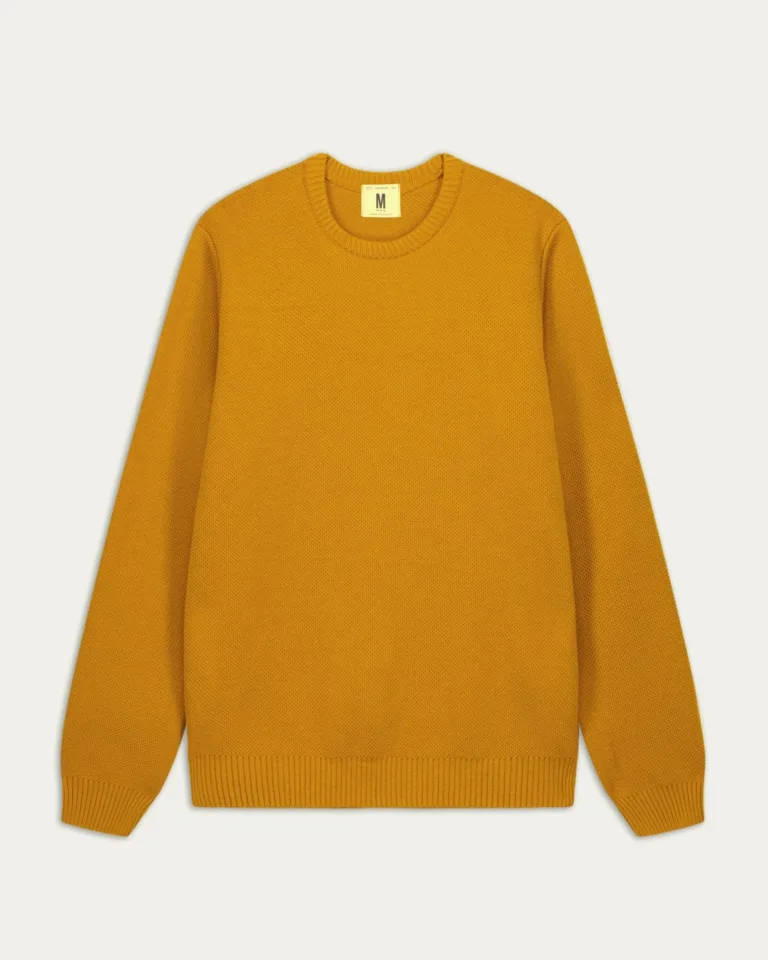 Nitto Knitwear - Pull Col Rond Youri - Ocre – XXL