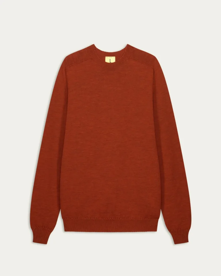 Nitto Knitwear - Pull Col Rond Aris - Orange – XL