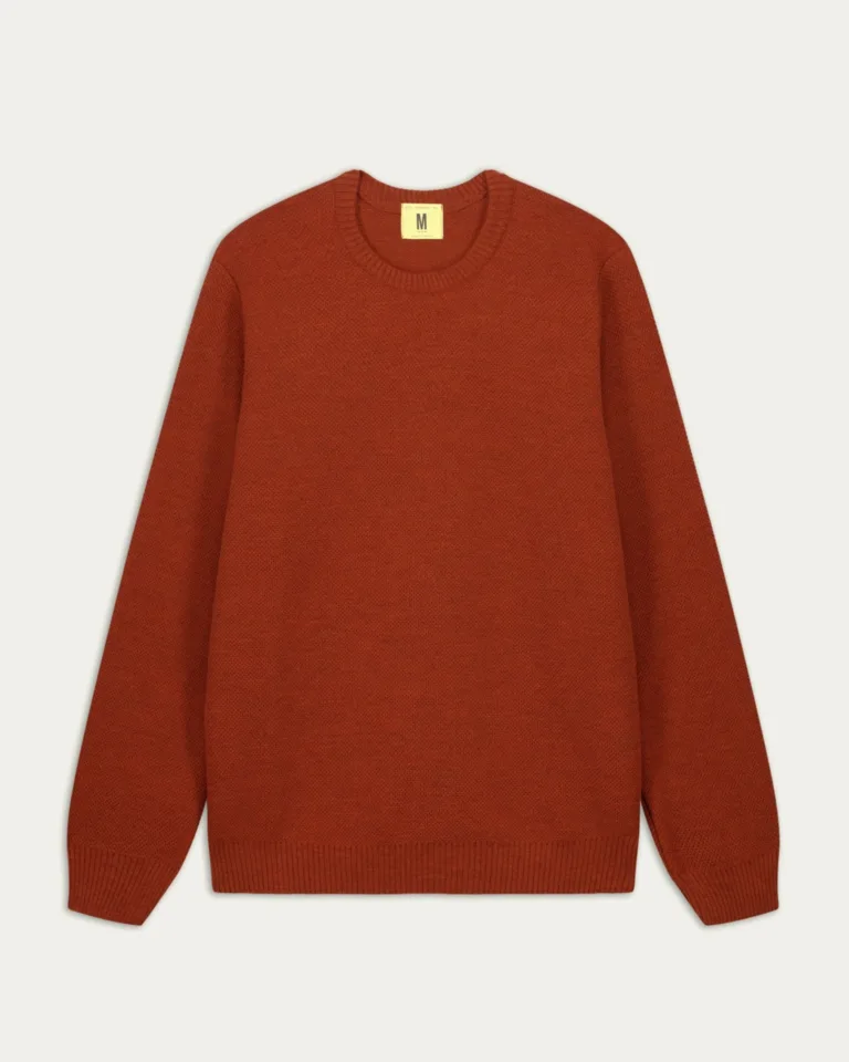 Nitto Knitwear - Pull Col Rond Youri - Orange – XXL