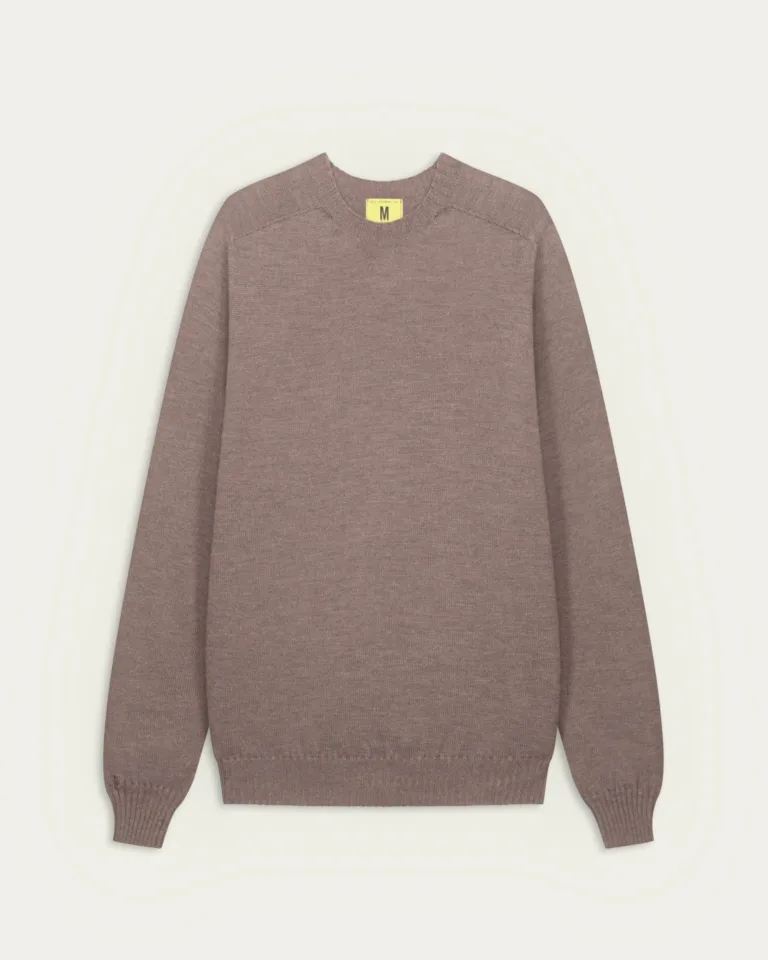 Nitto Knitwear - Pull Col Rond Aris - Taupe – XL