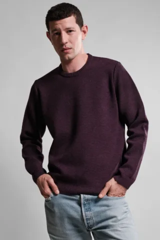 Nitto Knitwear - Pull Col Rond Youri – Prune