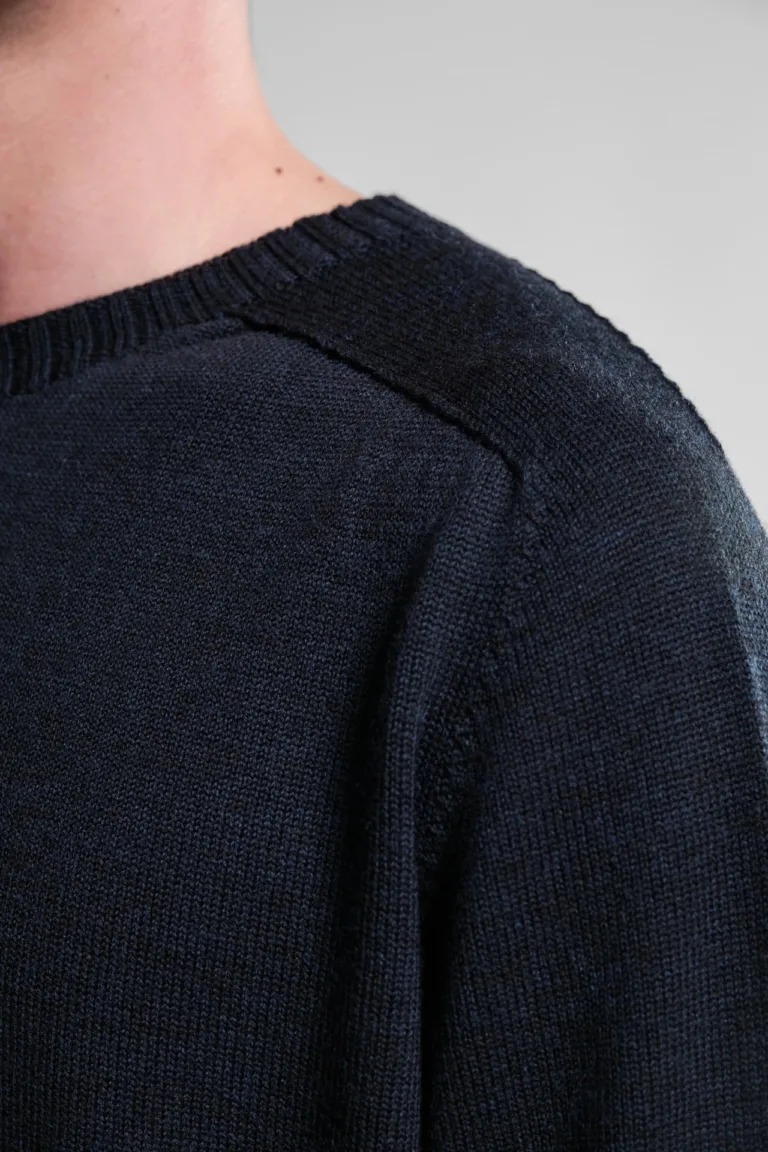 Nitto Knitwear - Pull Col Rond Aris - Marine – XXL