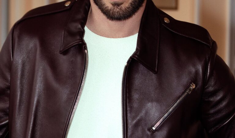 Atelier Bertrand - Blouson Biker Chemise En Cuir – 46 / Cerf - Noir