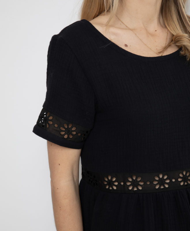 April & C. - Robe Robine - Noire – xl