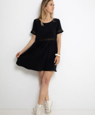Robe Robine – Noire par la marque April et C April et C - Robe Robine – Noire