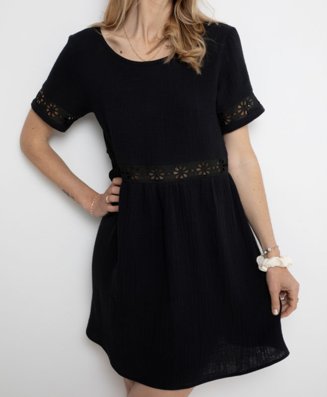 April & C. - Robe Robine - Noire – xl