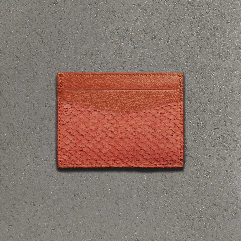 Atelier Bertrand - Porte-cartes saumon – Sapin