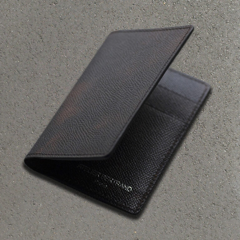 Atelier Bertrand - Porte carte pliant – Museum calf cognac