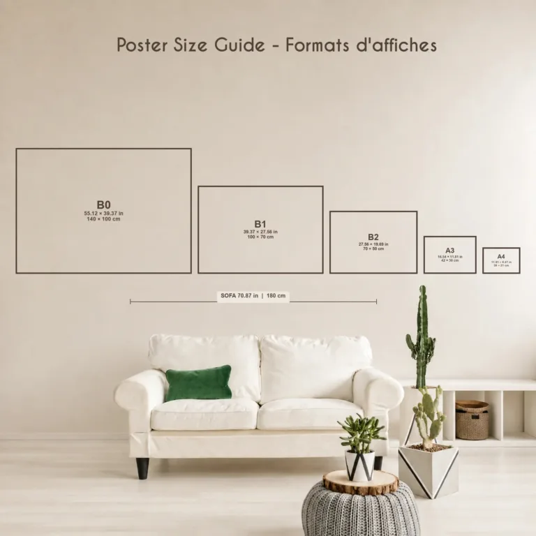 Foliove - Affiche Saint-Tropez – 100x140 cm (B0)
