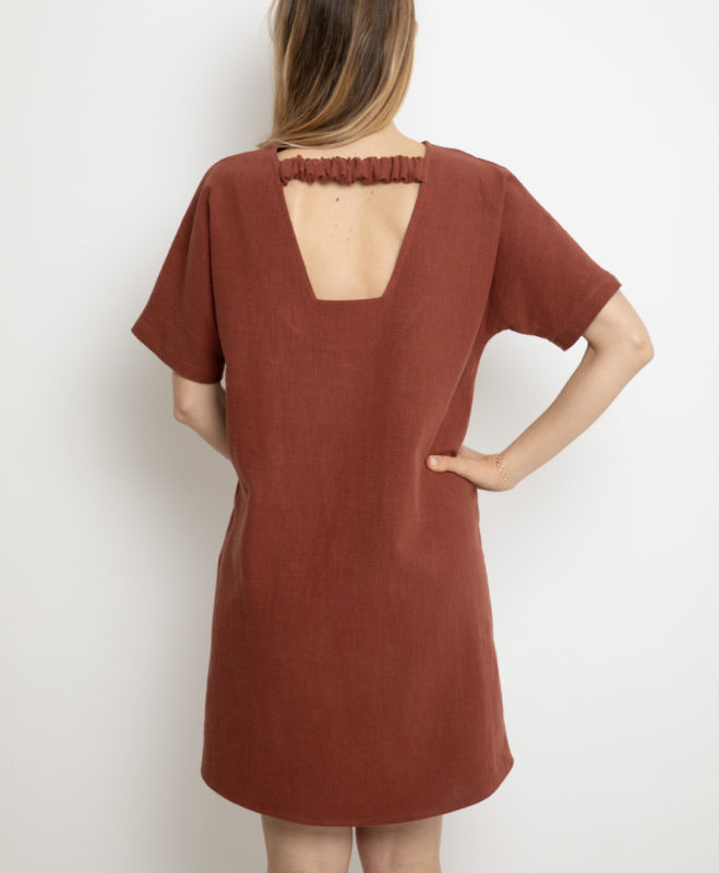 April & C. - Robe Romane - Sépia – xl