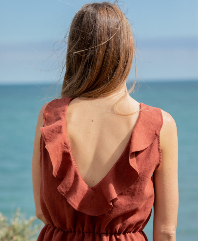 April & C. - Robe Mathilde - sépia – 42